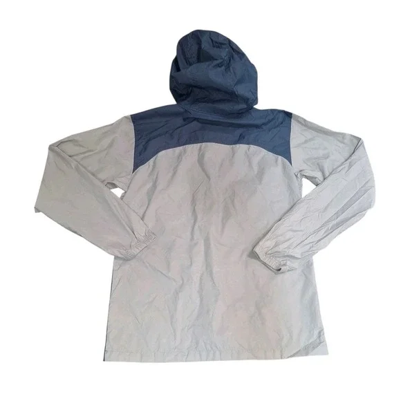 Columbia Windbreaker Jacket Youth Size XL (18/20) Rain Gray W/ Hood - Picture 3 of 5